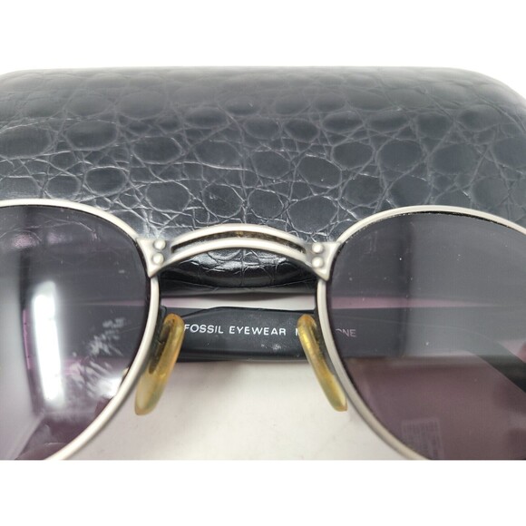 Fossil MACH ONE Vtg Sunglasses/Eyeglasses Frames 45[]24-135MM Round MS3007ASM - Picture 2 of 10